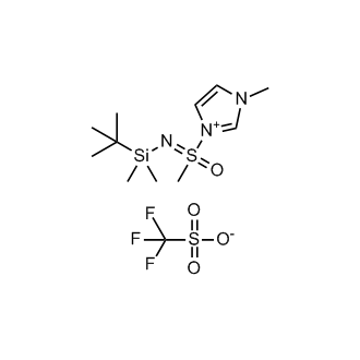 3-(N-(tert-Butyldimethylsilyl)-S-methylsulfonimidoyl)-1-methyl-1H-imidazol-3-ium trifluoromethanesulfonate