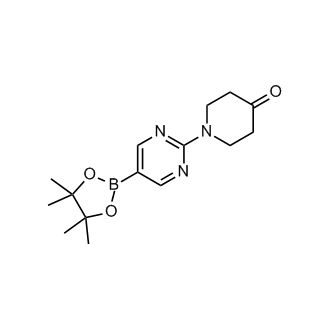 1-(5-(4,4,5,5-Tetramethyl-1,3,2-dioxaborolan-2-yl)pyrimidin-2-yl)piperidin-4-one