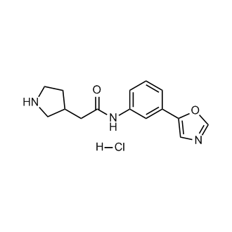 N-(3-Ooxazol-5-yl)phenyl)-2-(pyrrolidin-3-yl)acetamide hydrochloride