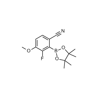Benzonitrile, 3-fluoro-4-methoxy-2-(4,4,5,5-tetramethyl-1,3,2-dioxaborolan-2-yl)-