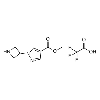 Methyl 1-(azetidin-3-yl)-1H-pyrazole-4-carboxylate (trifluoroacetate)