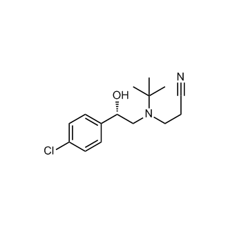 (S)-3-(tert-Butyl(2-(4-chlorophenyl)-2-hydroxyethyl)amino)propanenitrile
