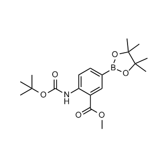 Methyl 2-((tert-butoxycarbonyl)amino)-5-(4,4,5,5-tetramethyl-1,3,2-dioxaborolan-2-yl)benzoate