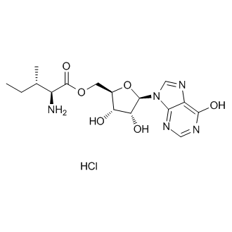 (2S,3S)-((2R,3S,4R,5R)-3,4-Dihydroxy-5-(6-hydroxy-9H-purin-9-yl)tetrahydrofuran-2-yl)methyl 2-amino-3-methylpentanoate hydrochloride