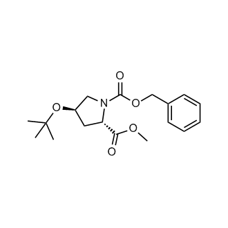1-benzyl 2-methyl (2S,4R)-4-(tert-butoxy)pyrrolidine-1,2-dicarboxylate