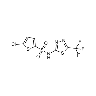 5-Chloro-N-(5-(trifluoromethyl)-1,3,4-thiadiazol-2-yl)thiophene-2-sulfonamide