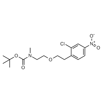 tert-Butyl (2-(2-chloro-4-nitrophenethoxy)ethyl)(methyl)carbamate