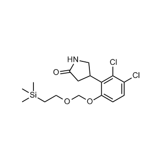 4-(2,3-Dichloro-6-((2-(trimethylsilyl)ethoxy)methoxy)phenyl)pyrrolidin-2-one