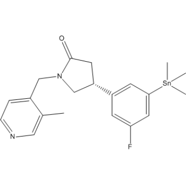 (R)-4-(3-Fluoro-5-(trimethylstannyl)phenyl)-1-((3-methylpyridin-4-yl)methyl)pyrrolidin-2-one