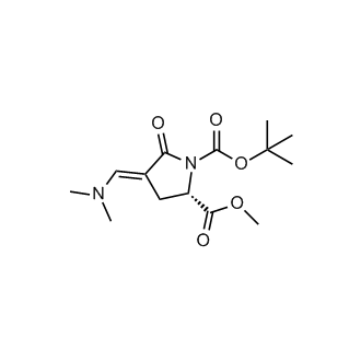 1-(Tert-butyl) 2-methyl (S)-4-((dimethylamino)methylene)-5-oxopyrrolidine-1,2-dicarboxylate
