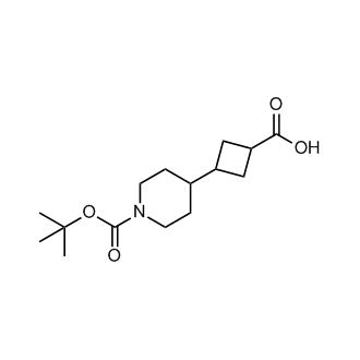 3-(1-(Tert-butoxycarbonyl)piperidin-4-yl)cyclobutane-1-carboxylic acid