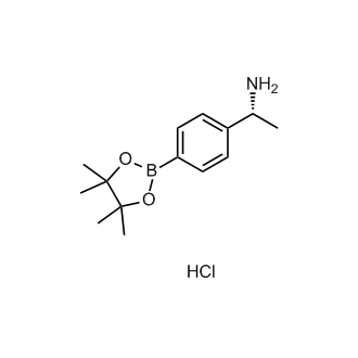 (R)-1-(4-(4,4,5,5-Tetramethyl-1,3,2-dioxaborolan-2-yl)phenyl)ethan-1-amine (hydrochloride)