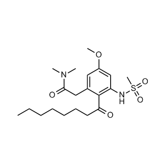 2-(5-Methoxy-3-(methylsulfonamido)-2-octanoylphenyl)-N,N-dimethylacetamide