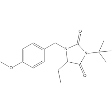 3-(tert-Butyl)-5-ethyl-1-(4-methoxybenzyl)imidazolidine-2,4-dione