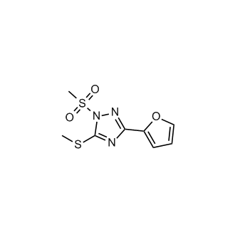 3-(2-Furanyl)-1-(methylsulfonyl)-5-(methylthio)-1H-1,2,4-triazole