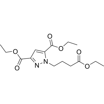 3,5-Diethyl 1-(4-ethoxy-4-oxobutyl)-1H-pyrazole-3,5-dicarboxylate