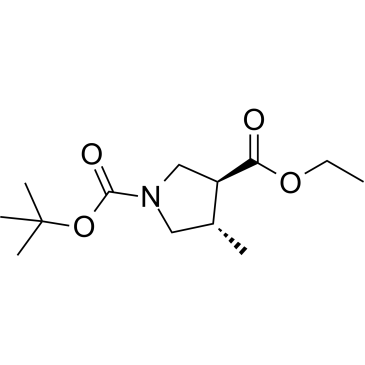 rel-1-(1,1-Dimethylethyl) 3-ethyl (3R,4R)-4-methyl-1,3-pyrrolidinedicarboxylate