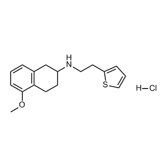 5-Methoxy-N-(2-(thiophen-2-yl)ethyl)-1,2,3,4-tetrahydronaphthalen-2-amine hydrochloride