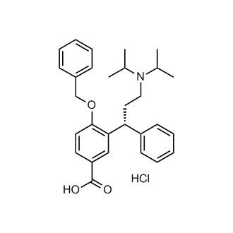 (R)-4-(benzyloxy)-3-(3-(diisopropylamino)-1-phenylpropyl)benzoic acid hydrochloride