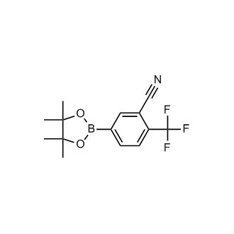 5-(4,4,5,5-Tetramethyl-1,3,2-dioxaborolan-2-yl)-2-(trifluoromethyl)benzonitrile