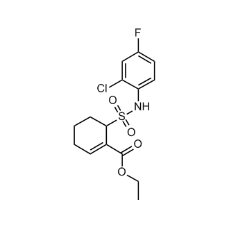 Ethyl 6-(N-(2-chloro-4-fluorophenyl)sulfamoyl)cyclohex-1-enecarboxylate