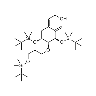 (Z)-2-((3R,4R,5R)-3,5-bis((tert-butyldimethylsilyl)oxy)-4-(3-((tert-butyldimethylsilyl)oxy)propoxy)-2-methylenecyclohexylidene)ethan-1-ol