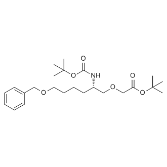 (S)-tert-Butyl 2-(6-(benzyloxy)-2-(tert-butoxycarbonylamino)hexyloxy)acetate