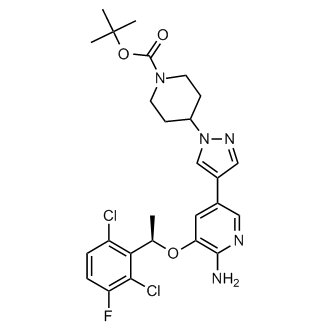 (R)-tert-butyl 4-(4-(6-amino-5-(1-(2,6-dichloro-3-fluorophenyl)ethoxy)pyridin-3-yl)-1H-pyrazol-1-yl)piperidine-1-carboxylate