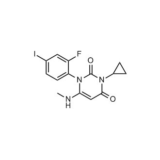 3-Cyclopropyl-1-(2-fluoro-4-iodophenyl)-6-(methylamino)pyrimidine-2,4(1H,3H)-dione