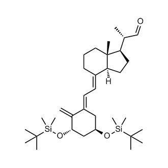 (S)-2-((1R,3aS,7aR,E)-4-((E)-2-((3S,5R)-3,5-bis(tert-butyldimethylsilyloxy)-2-methylenecyclohexylidene)ethylidene)-7a-methyloctahydro-1H-inden-1-yl)propanal