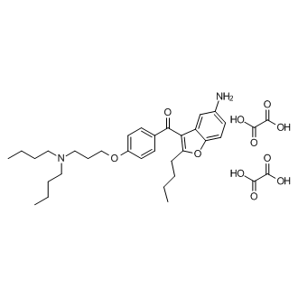 (5-Amino-2-butylbenzofuran-3-yl)(4-(3-(dibutylamino)propoxy)phenyl)methanone oxalate