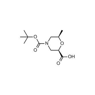 (2R,6R)-4-(tert-butoxycarbonyl)-6-methylmorpholine-2-carboxylic acid