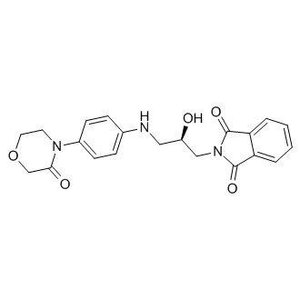(R)-2-(2-Hydroxy-3-((4-(3-oxomorpholino)phenyl)amino)propyl)isoindoline-1,3-dione