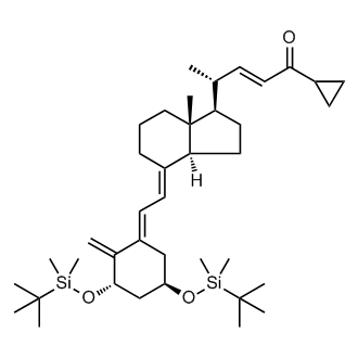 (R,E)-4-((1R,3aS,7aR,E)-4-((E)-2-((3S,5R)-3,5-bis(tert-butyldimethylsilyloxy)-2-methylenecyclohexylidene)ethylidene)-7a-methyloctahydro-1H-inden-1-yl)-1-cyclopropylpent-2-en-1-one