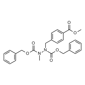 Dibenzyl 1-(4-(methoxycarbonyl)benzyl)-2-methylhydrazine-1,2-dicarboxylate