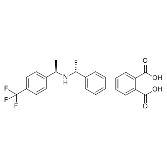 (R)-1-phenyl-N-((R)-1-(4-(trifluoromethyl)phenyl)ethyl)ethanamine phthalate