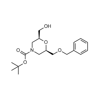 (2R,6S)-tert-Butyl 2-(benzyloxymethyl)-6-(hydroxymethyl)morpholine-4-carboxylate