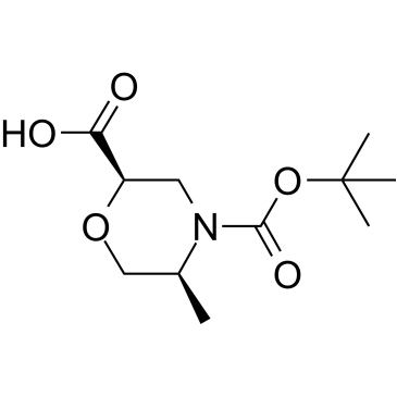 (2R,5S)-4-(tert-butoxycarbonyl)-5-methylmorpholine-2-carboxylic acid