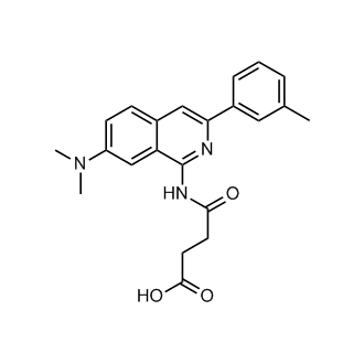 4-(7-(Dimethylamino)-3-m-tolylisoquinolin-1-ylamino)-4-oxobutanoic acid