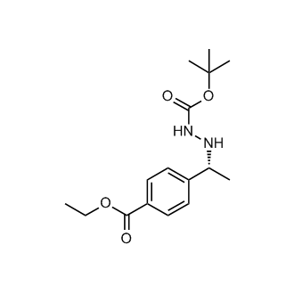 (R)-tert-butyl 2-(1-(4-(ethoxycarbonyl)phenyl)ethyl)hydrazinecarboxylate