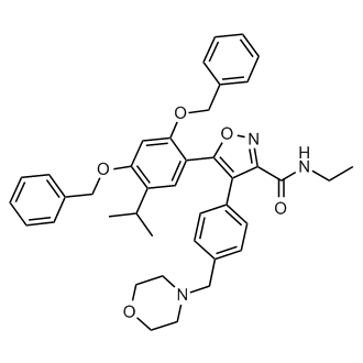 5-(2,4-bis(benzyloxy)-5-isopropylphenyl)-N-ethyl-4-(4-(morpholinomethyl)phenyl)isoxazole-3-carboxamide