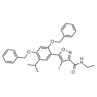 5-(2,4-bis(benzyloxy)-5-isopropylphenyl)-N-ethyl-4-iodoisoxazole-3-carboxamide