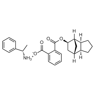 (S)-1-phenylethanaminium 2-((((3aS,4S,5R,7S,7aS)-octahydro-1H-4,7-methanoinden-5-yl)oxy)carbonyl)benzoate