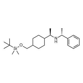 (R)-1-(4-(((tert-butyldimethylsilyl)oxy)methyl)cyclohexyl)-N-((R)-1-phenylethyl)ethanamine