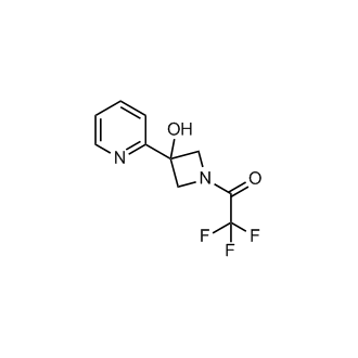 2,2,2-Trifluoro-1-(3-hydroxy-3-(pyridin-2-yl)azetidin-1-yl)ethanone