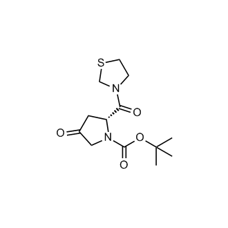 (R)-tert-butyl 4-oxo-2-(thiazolidine-3-carbonyl)pyrrolidine-1-carboxylate