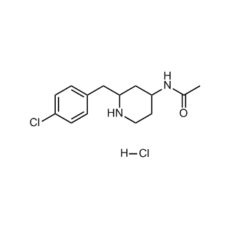 N-((2R,4S)-2-(4-chlorobenzyl)piperidin-4-yl)acetamide hydrochloride