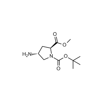 Methyl (2S,4R)-1-(tert-butoxycarbonyl)-4-aminopyrrolidine-2-carboxylate