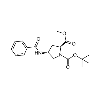 1-(tert-Butyl) 2-methyl (2S,4R)-4-benzamidopyrrolidine-1,2-dicarboxylate