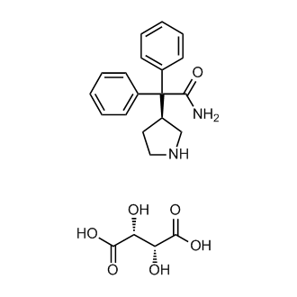 (S)-Alpha,Alpha-Diphenyl-3-pyrrolidine acetamide L-Tartaric acid salt